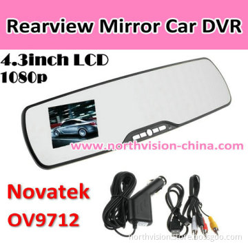 Rearview Mirror Car Black Box DVR